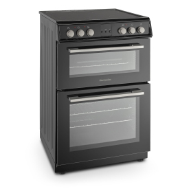 Montpellier MDOC60FK 60cm Double Ceramic Cooker in Black