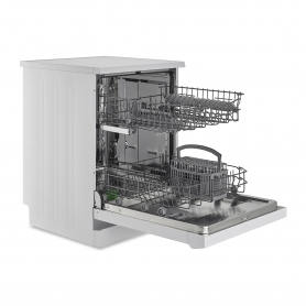 Montpellier MDW1354W 60cm Freestanding Dishwasher in White - 1
