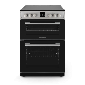 Montpellier MDOC60FS 60cm Ceramic Double Oven Silver